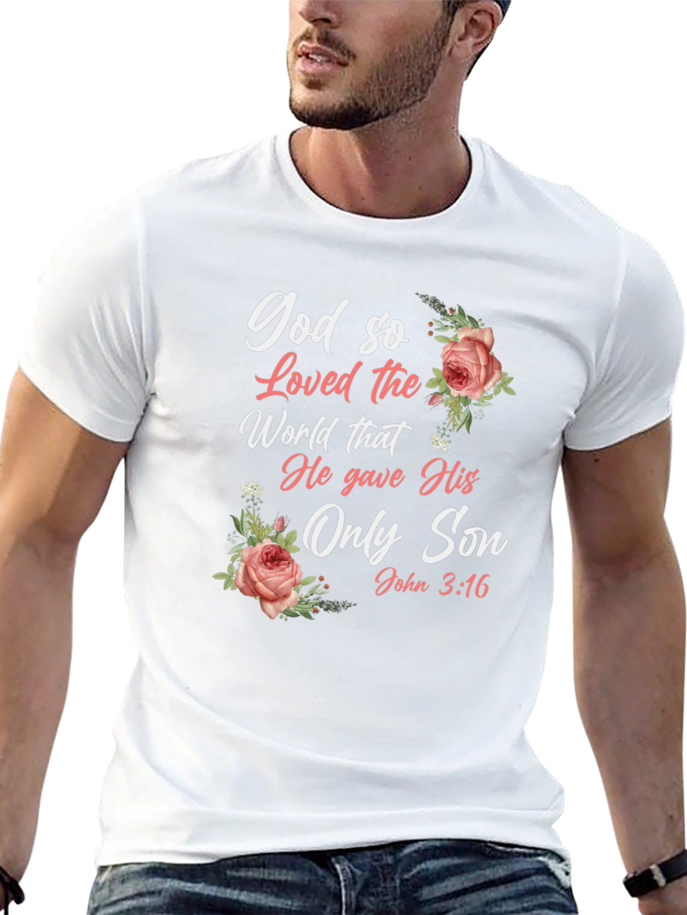 God So Loved the World Black T-Shirt