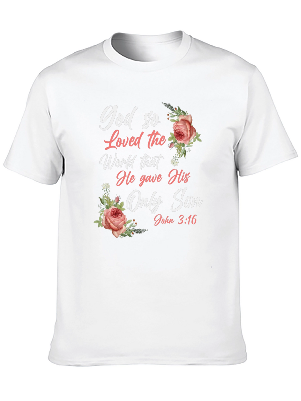 God So Loved the World Black T-Shirt