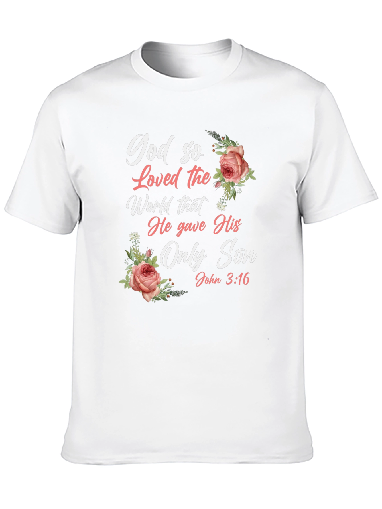God So Loved the World Black T-Shirt