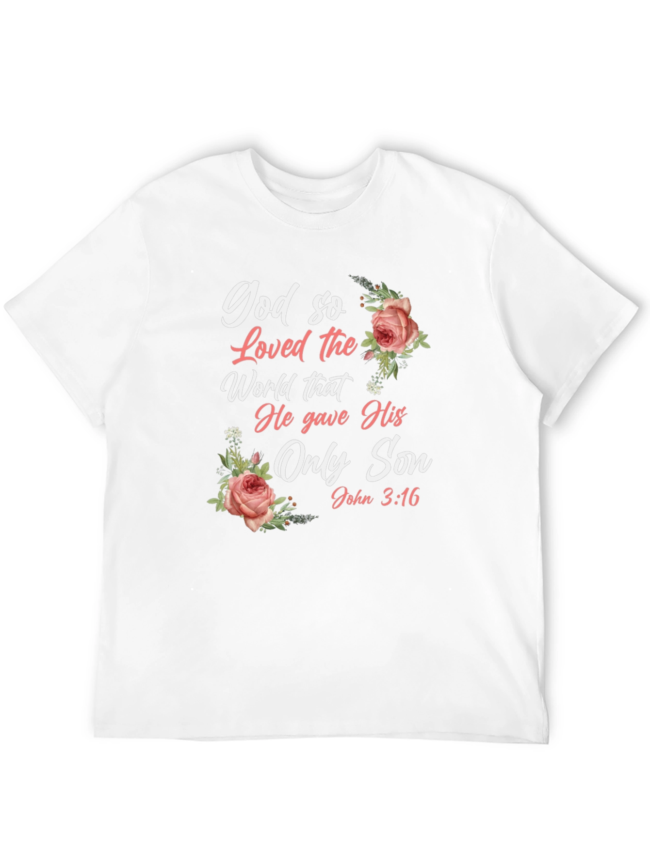 God So Loved the World Black T-Shirt