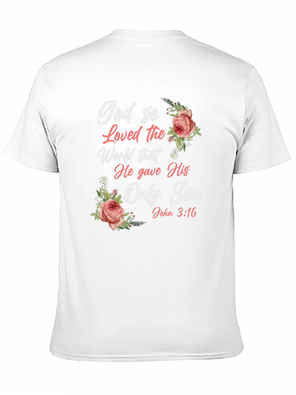 God So Loved the World Black T-Shirt