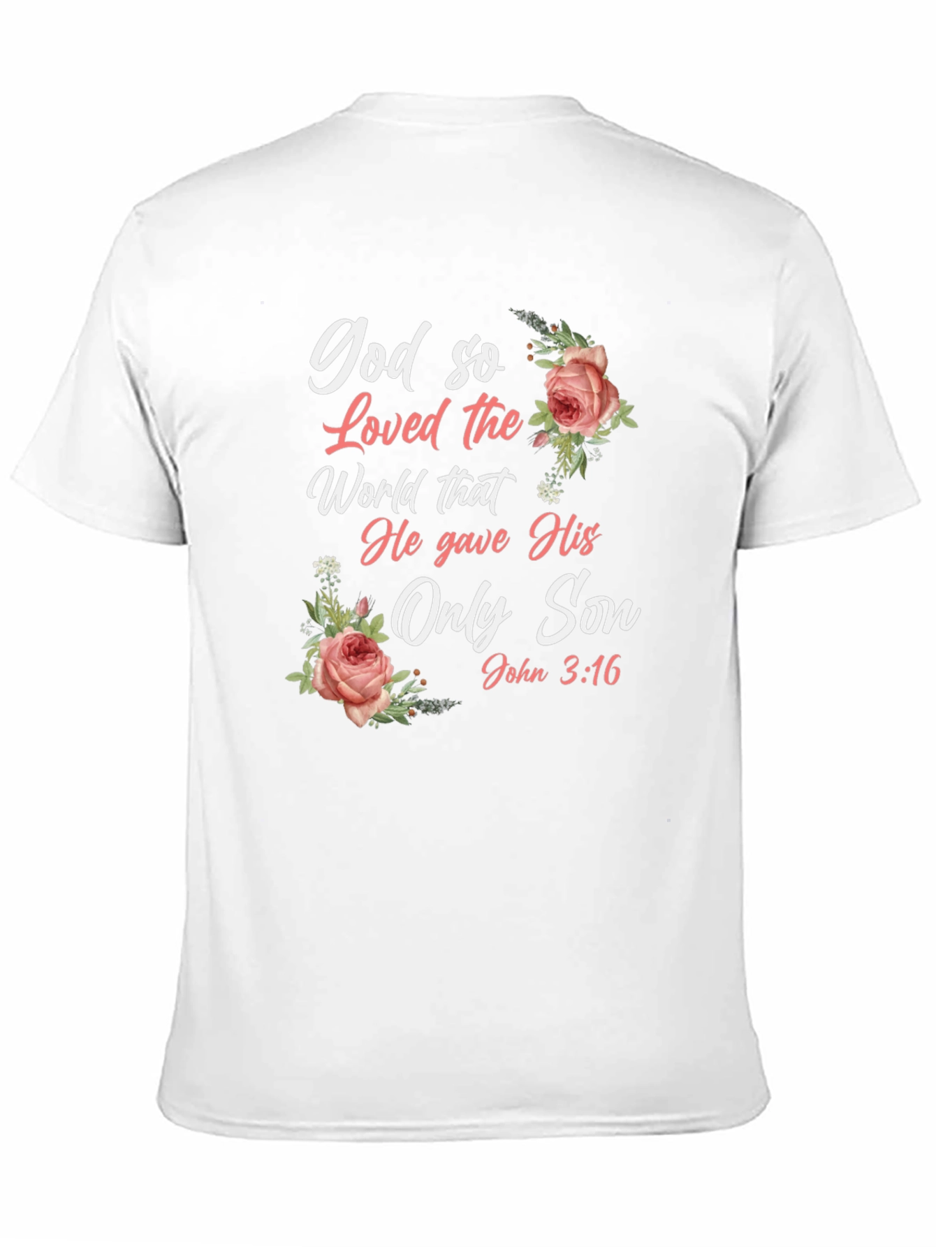 God So Loved the World Black T-Shirt