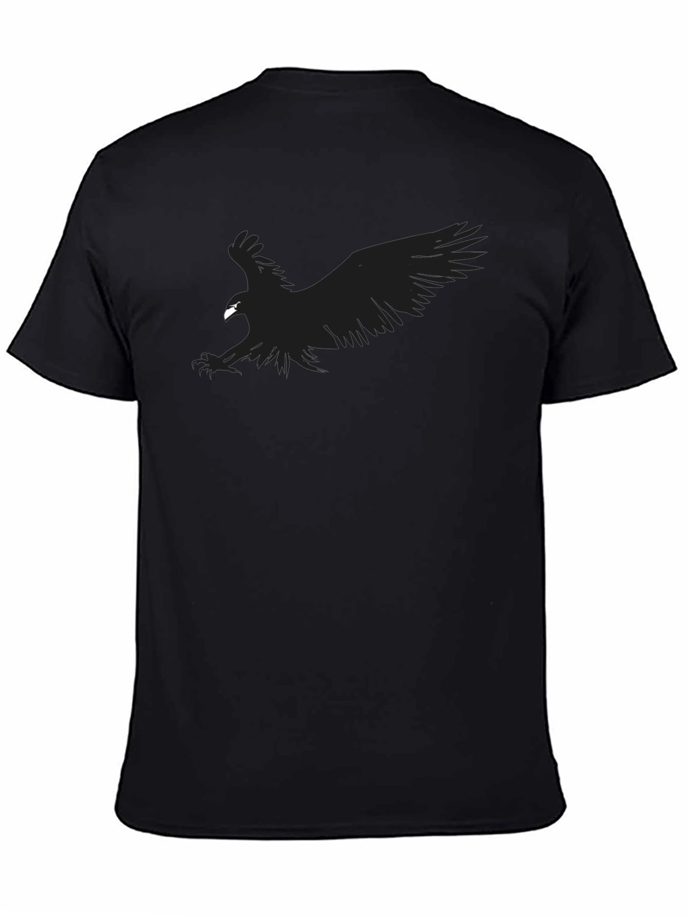 Black Eagle Graphic Tee - Mens Casual Style