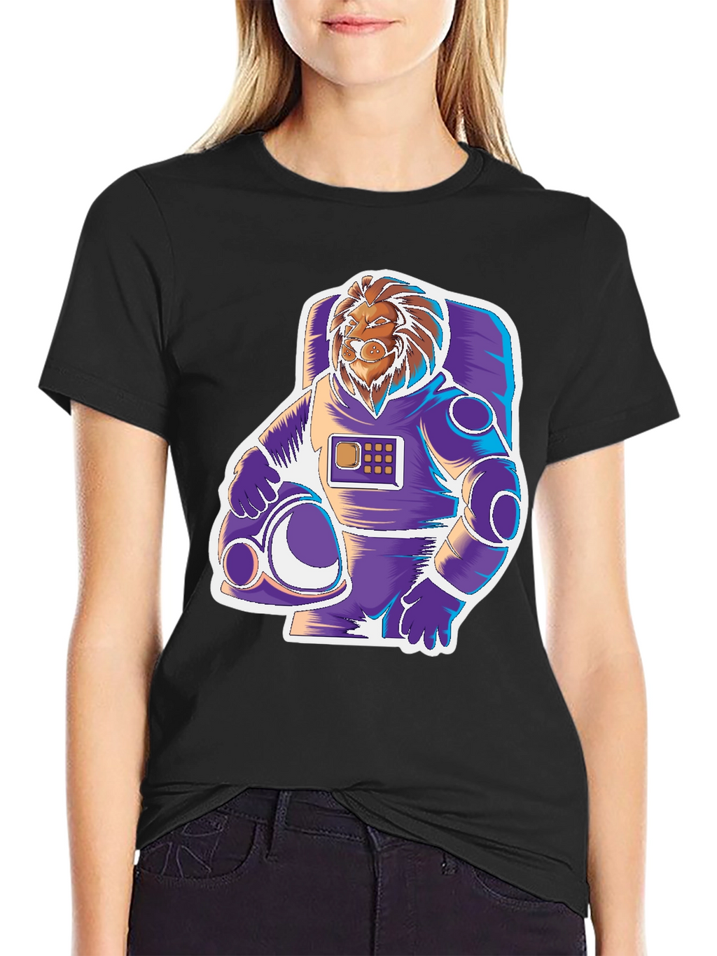 Lion Astronaut Graphic Tee