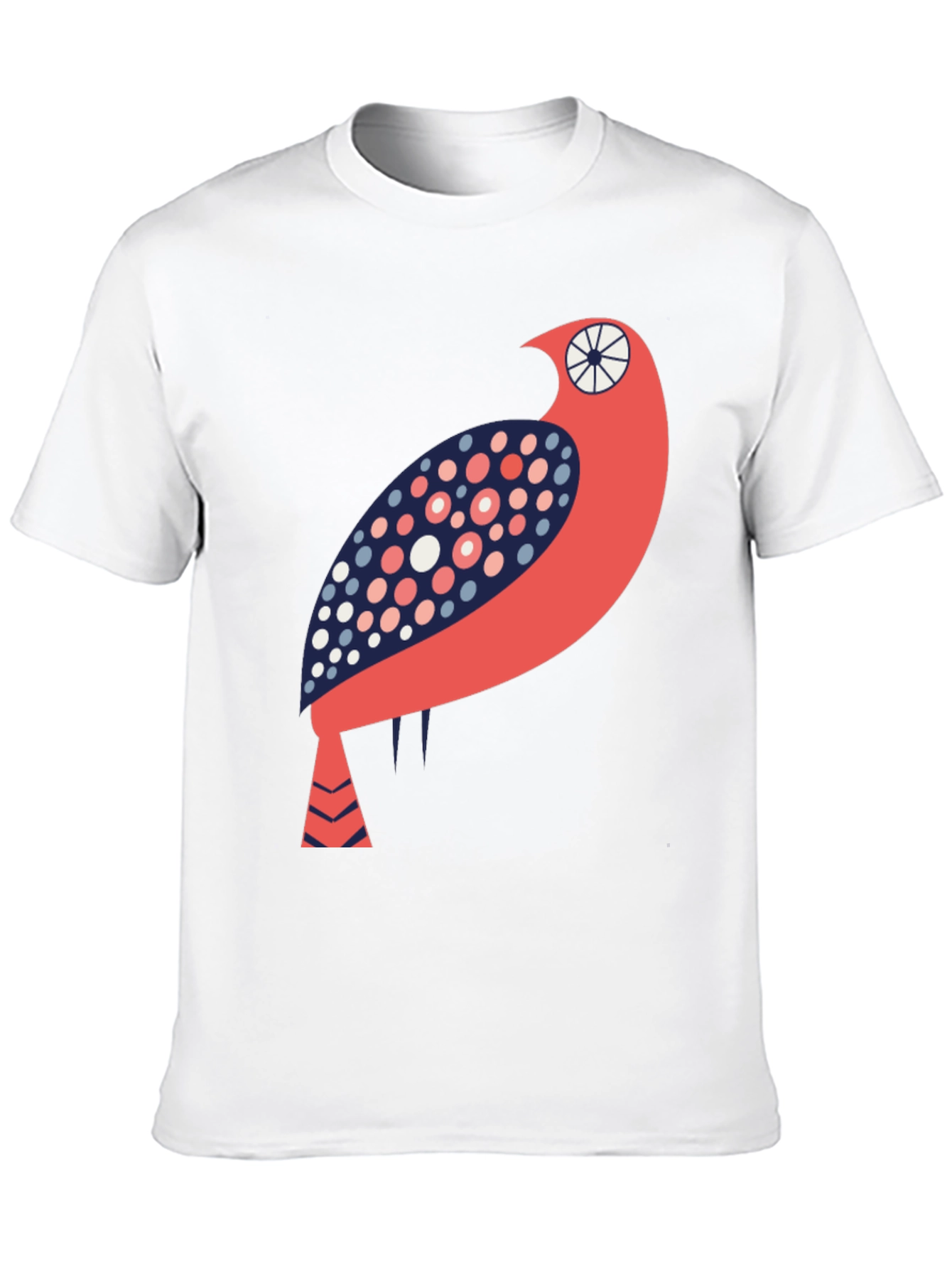Artistic Bird Graphic T-Shirt - Unique Design