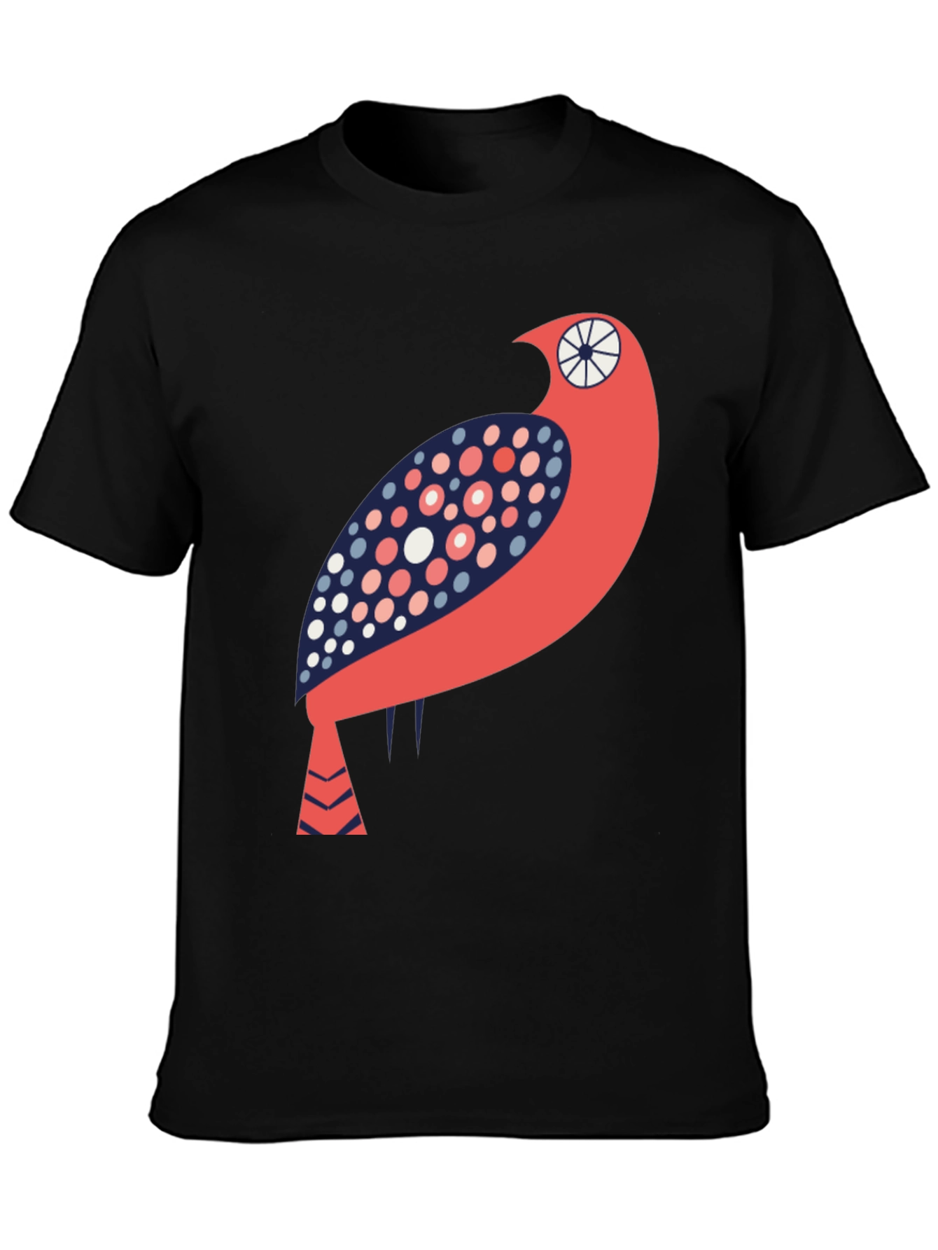 Artistic Bird Graphic T-Shirt - Unique Design