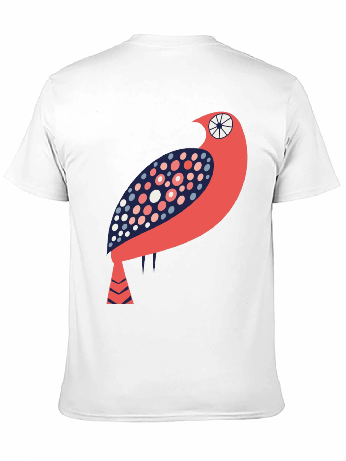 Artistic Bird Graphic T-Shirt - Unique Design