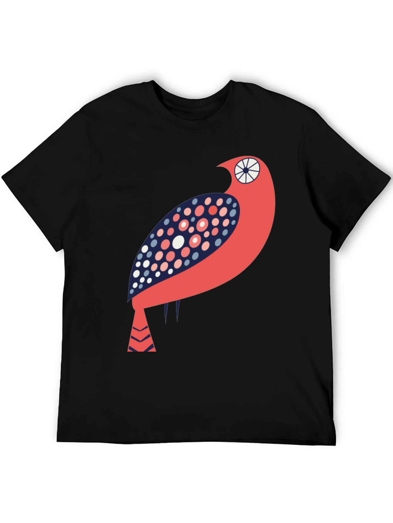 Artistic Bird Graphic T-Shirt - Unique Design