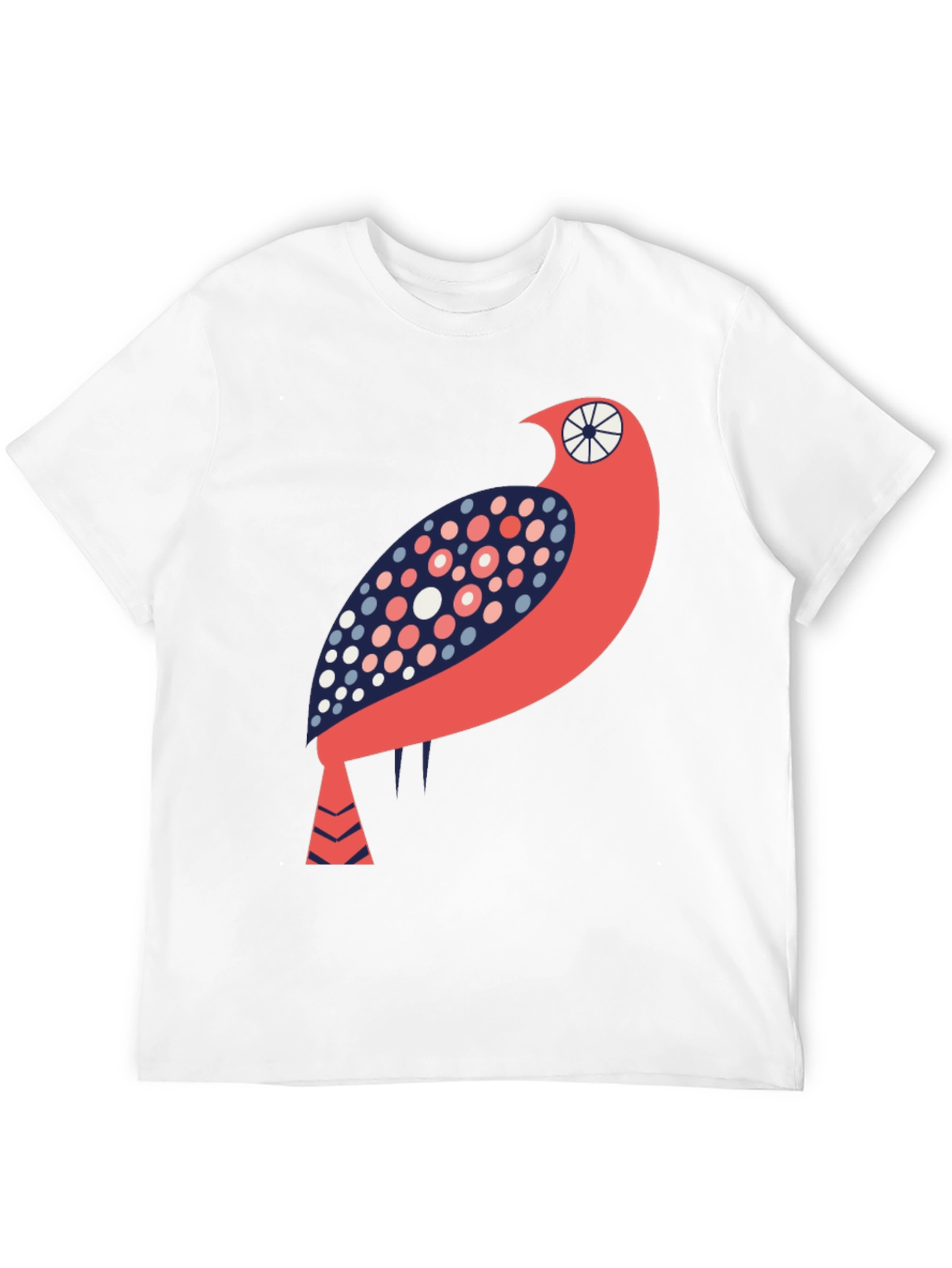 Artistic Bird Graphic T-Shirt - Unique Design