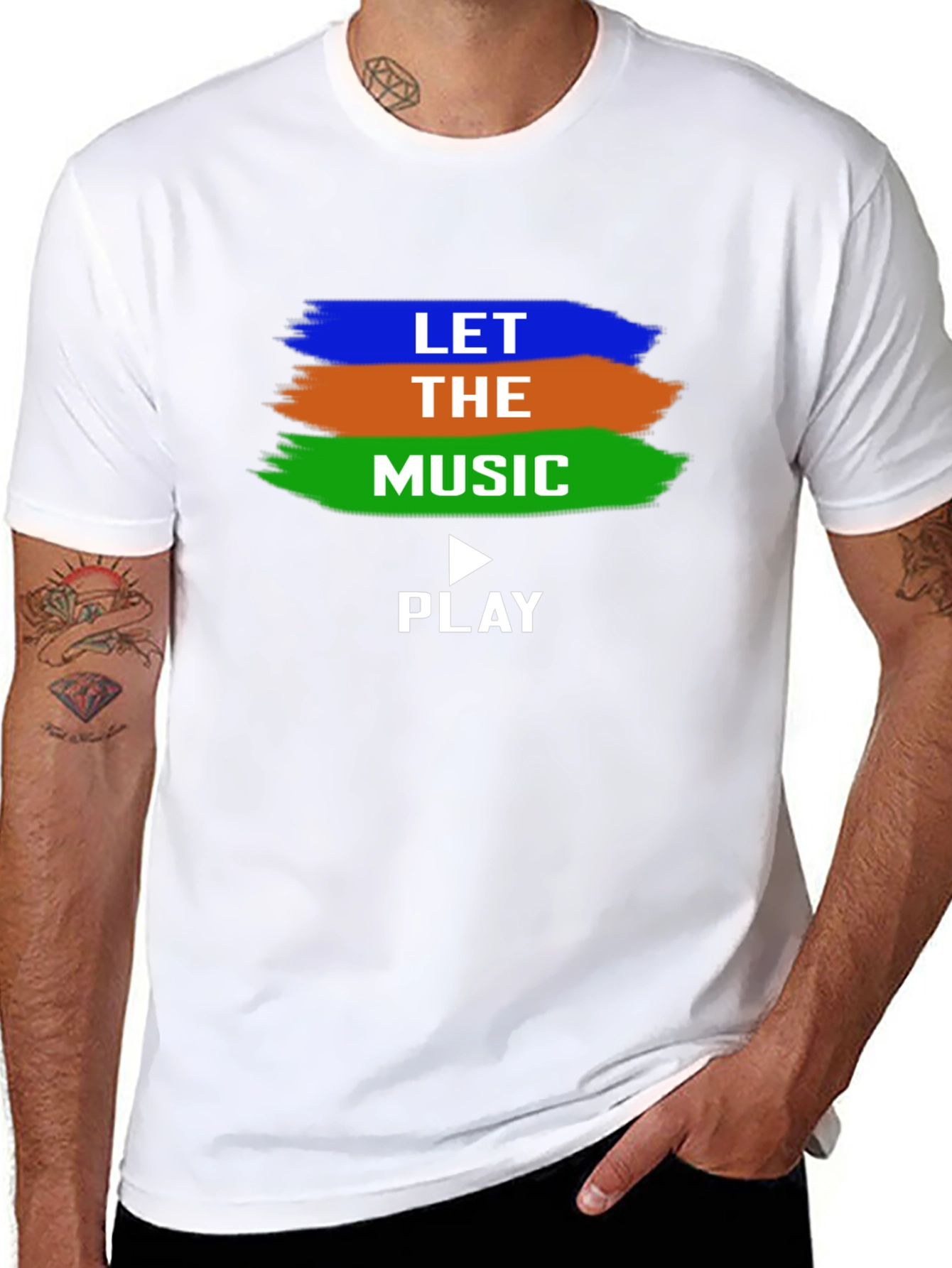 Let The Music Play - Graphic T-Shirt