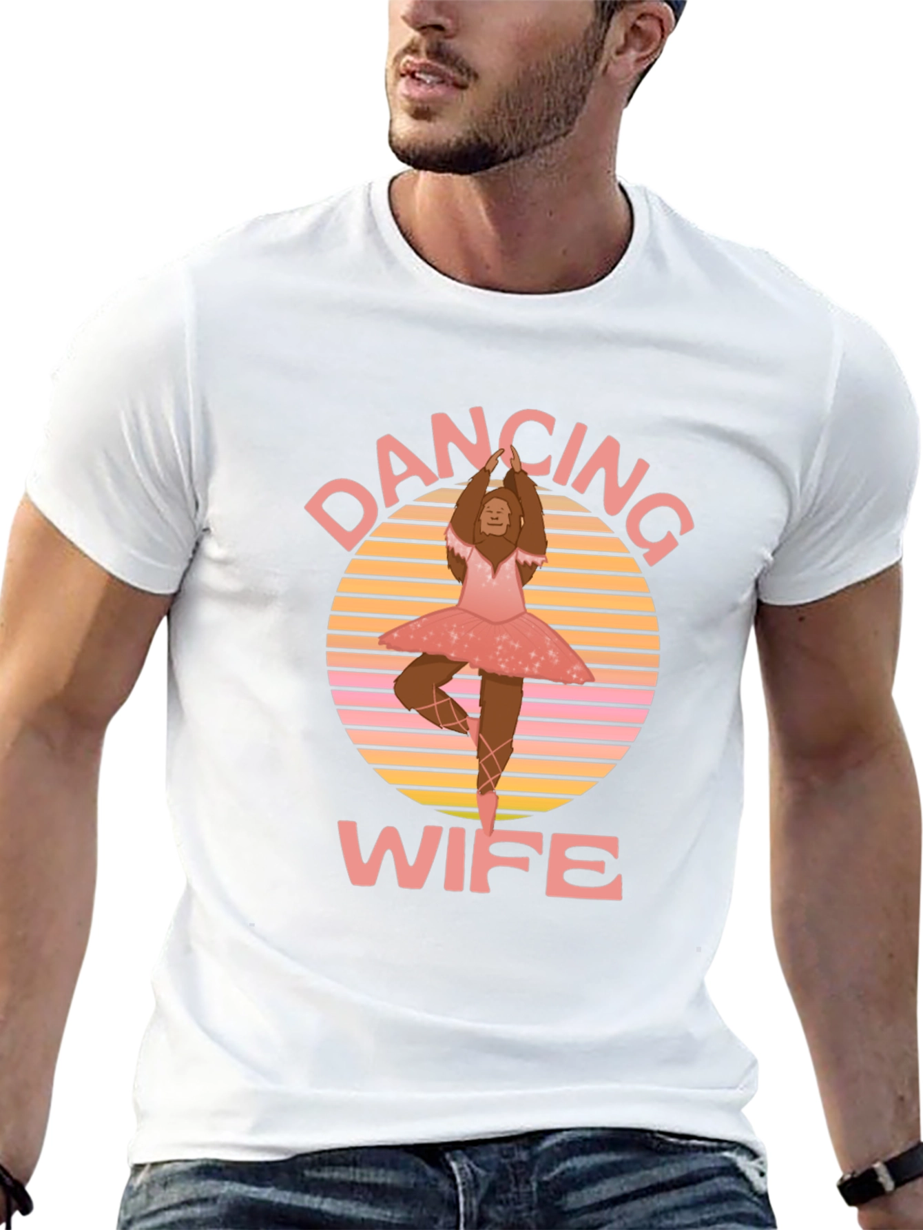 Dancing Wife T-Shirt - Bigfoot Ballerina Tee