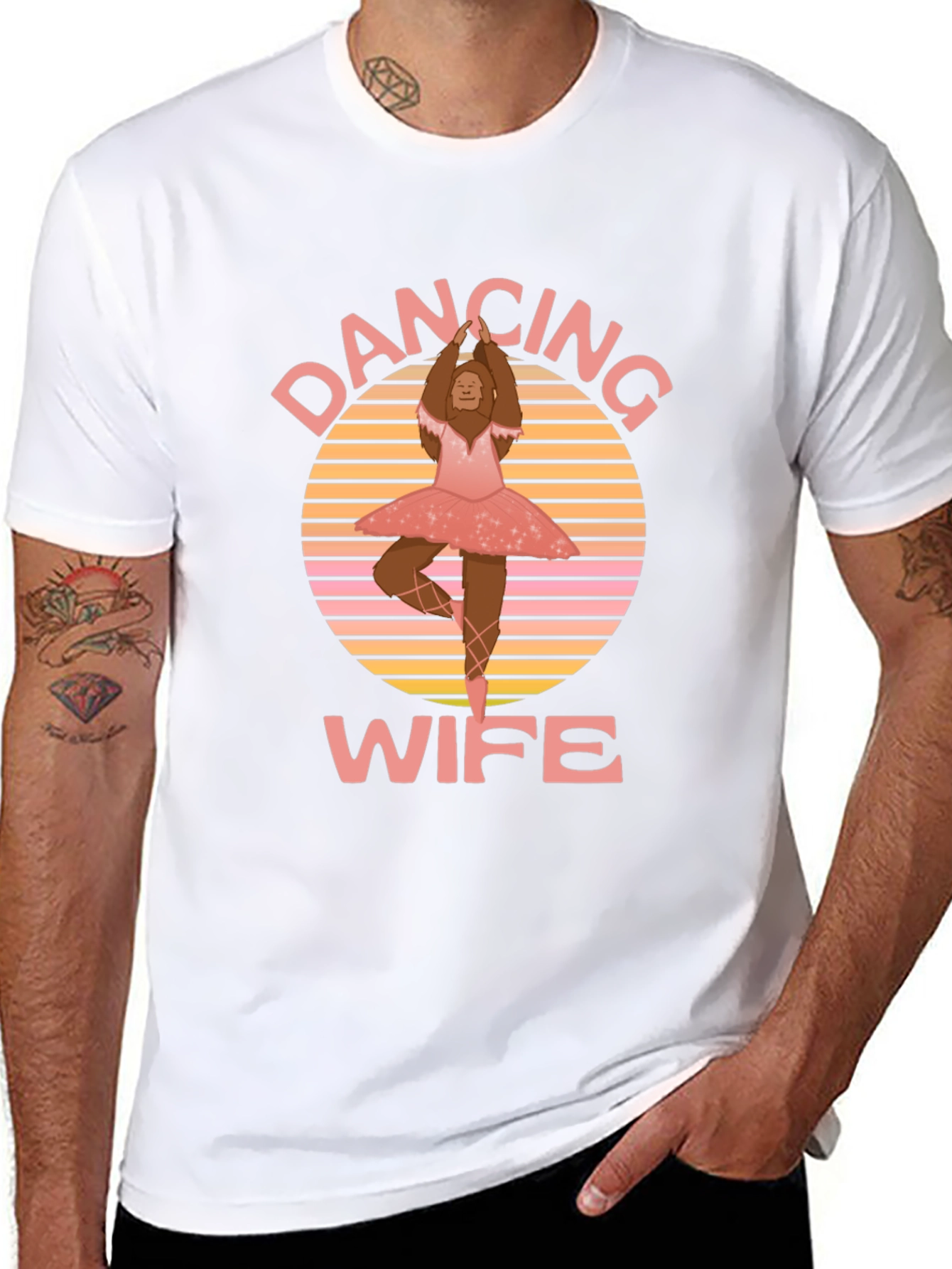 Dancing Wife T-Shirt - Bigfoot Ballerina Tee