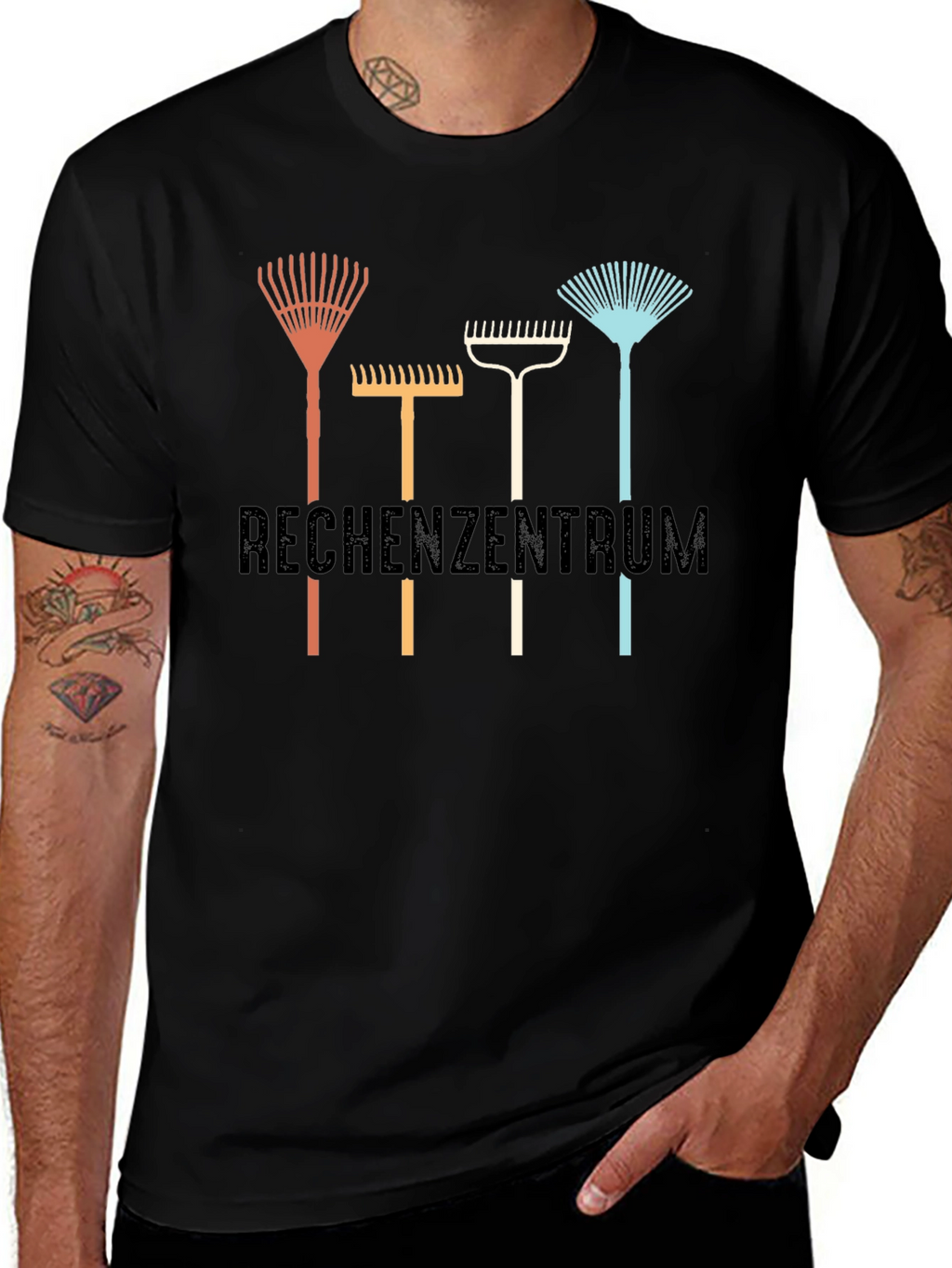 Rakes Graphic Tee - Rechenzentrum T-Shirt