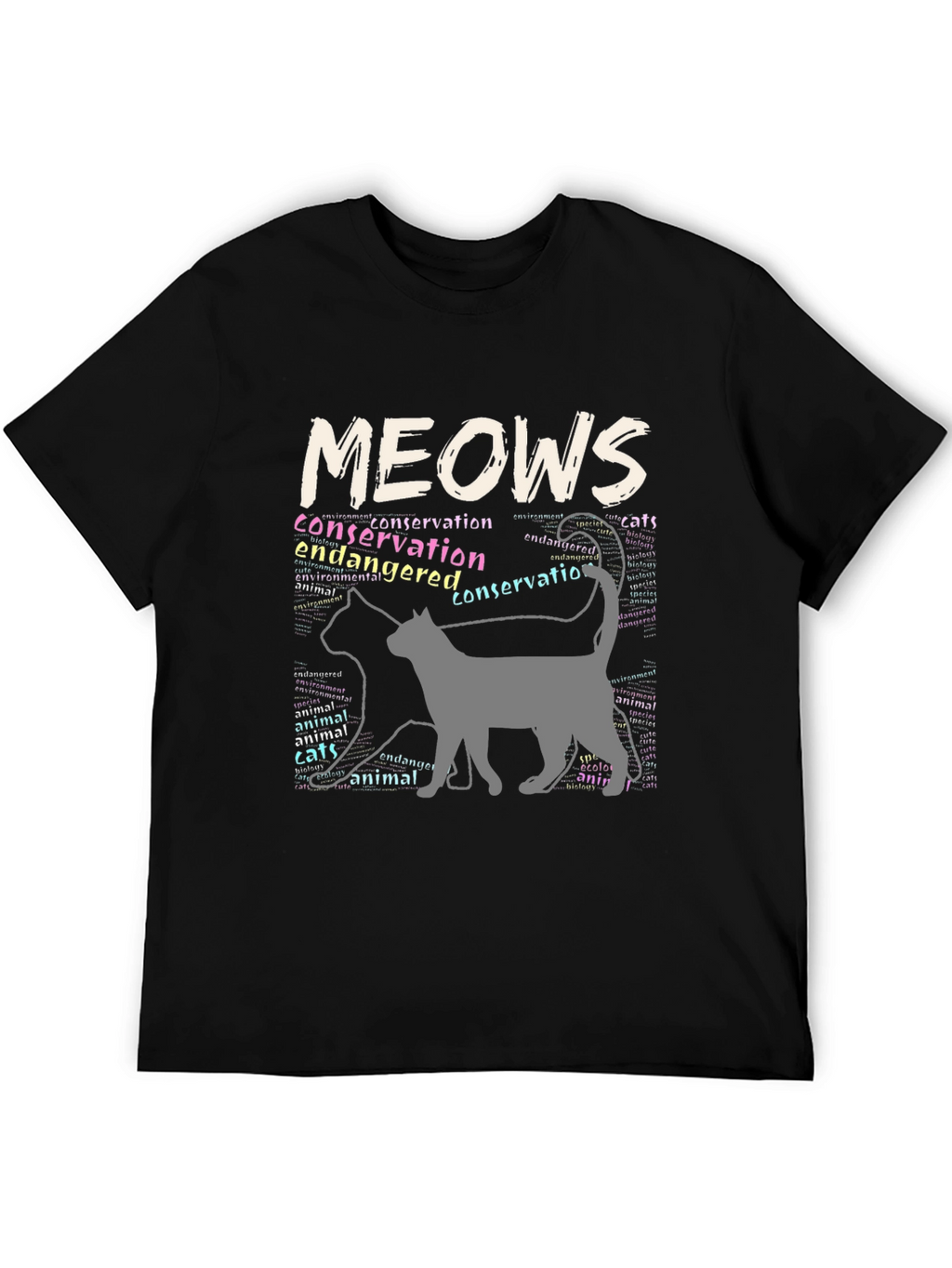 Conservation Cats Mens Graphic Tee