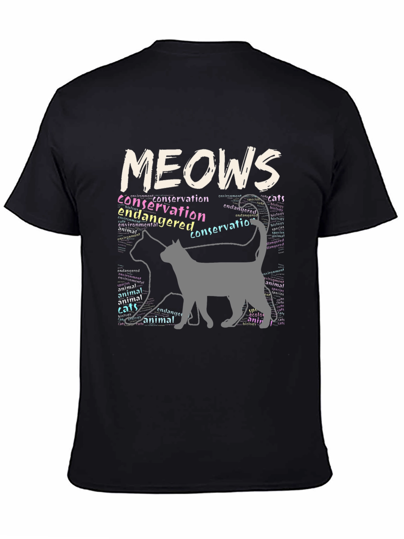 Conservation Cats Mens Graphic Tee