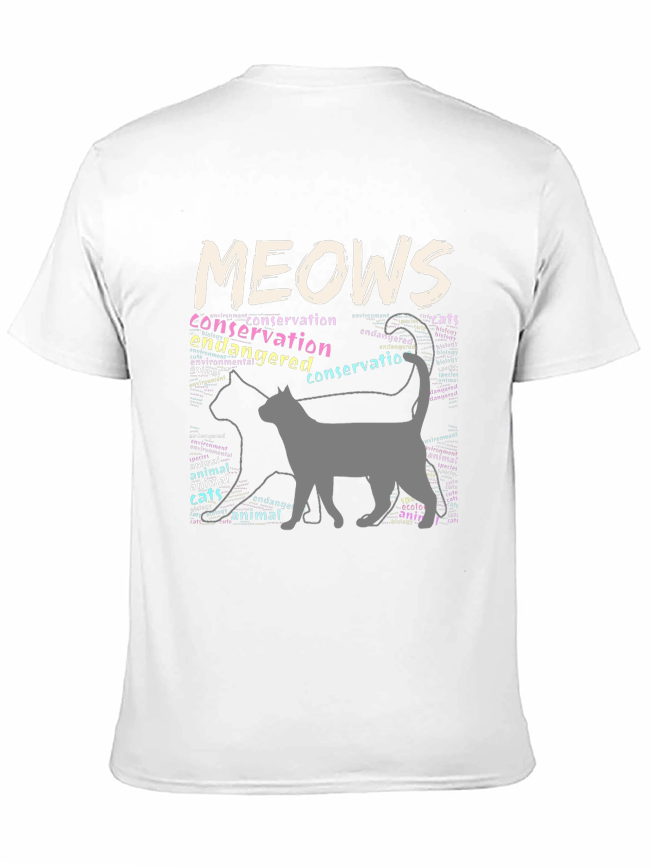 Conservation Cats Mens Graphic Tee