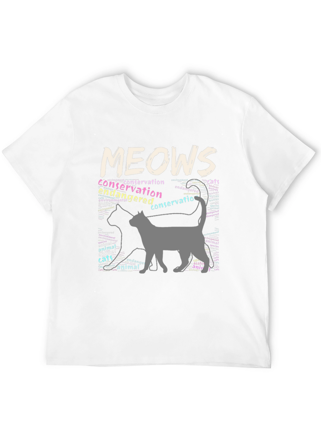 Conservation Cats Mens Graphic Tee