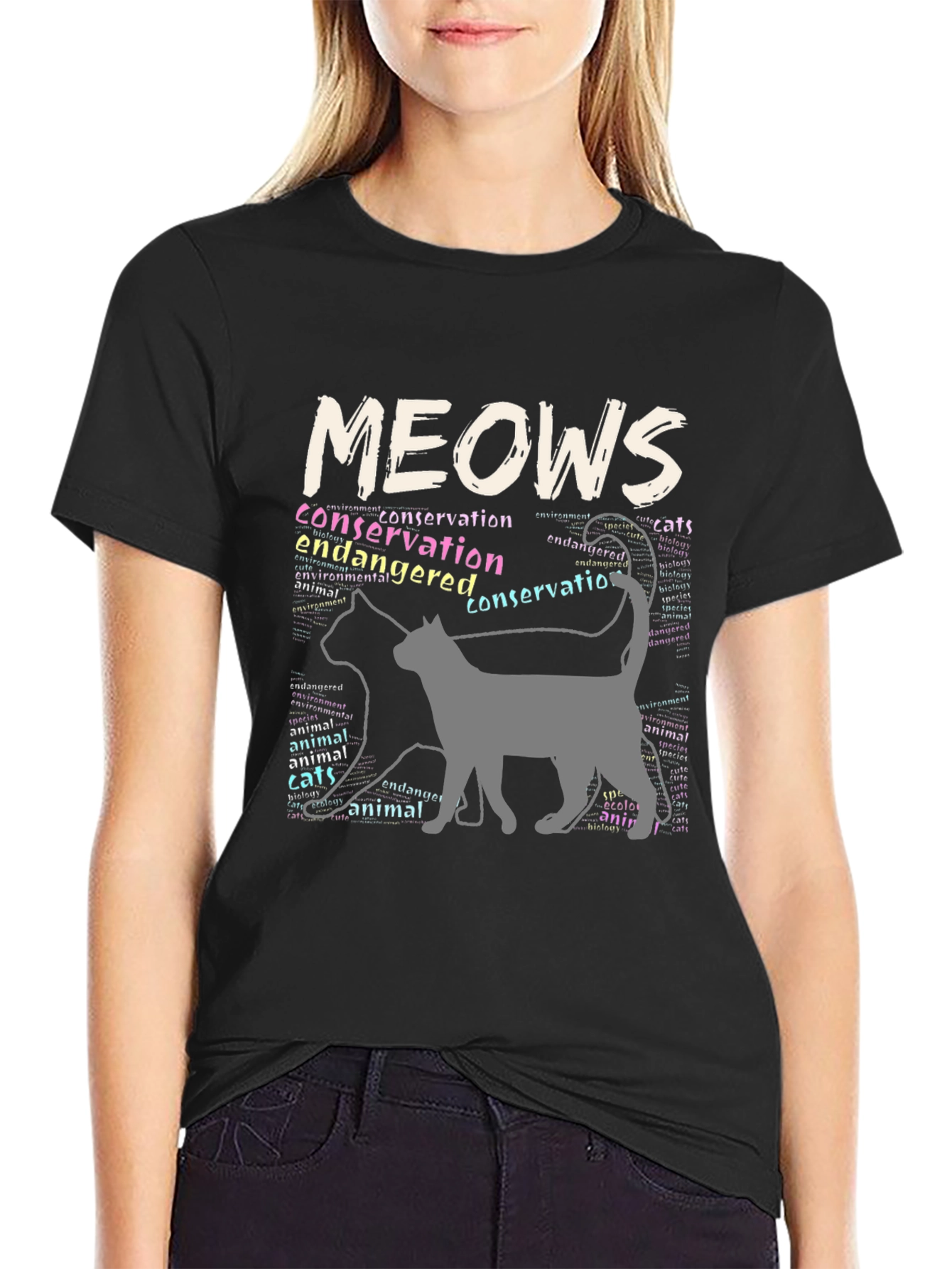 Conservation Cats Mens Graphic Tee