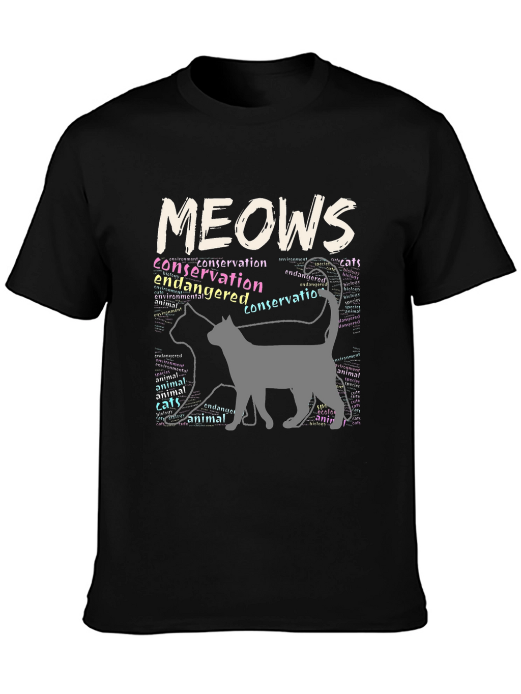 Conservation Cats Mens Graphic Tee