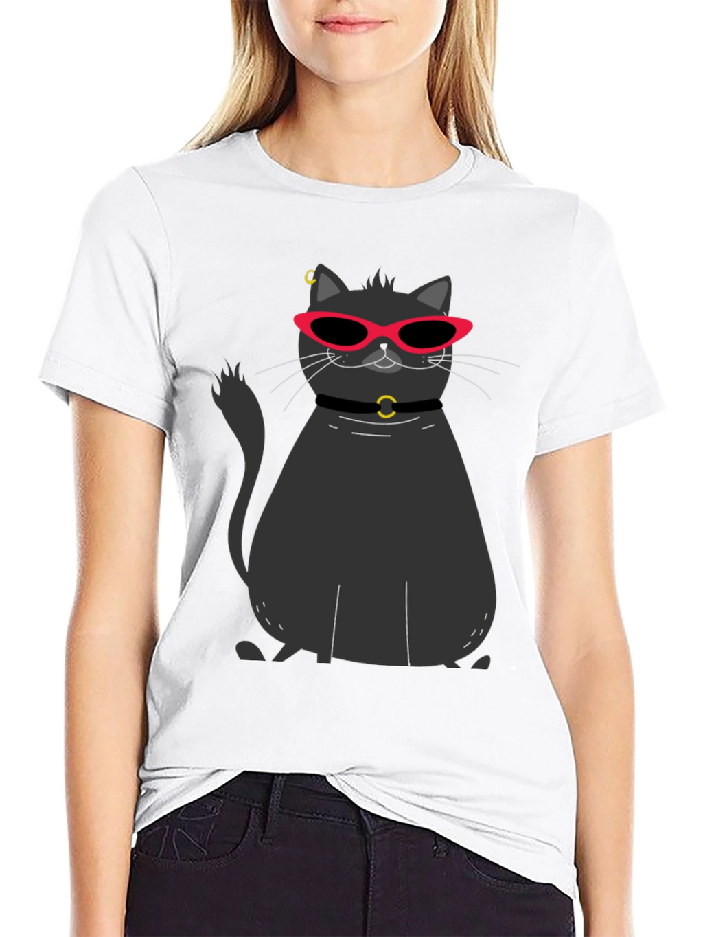 Cool Cat Graphic T-Shirt