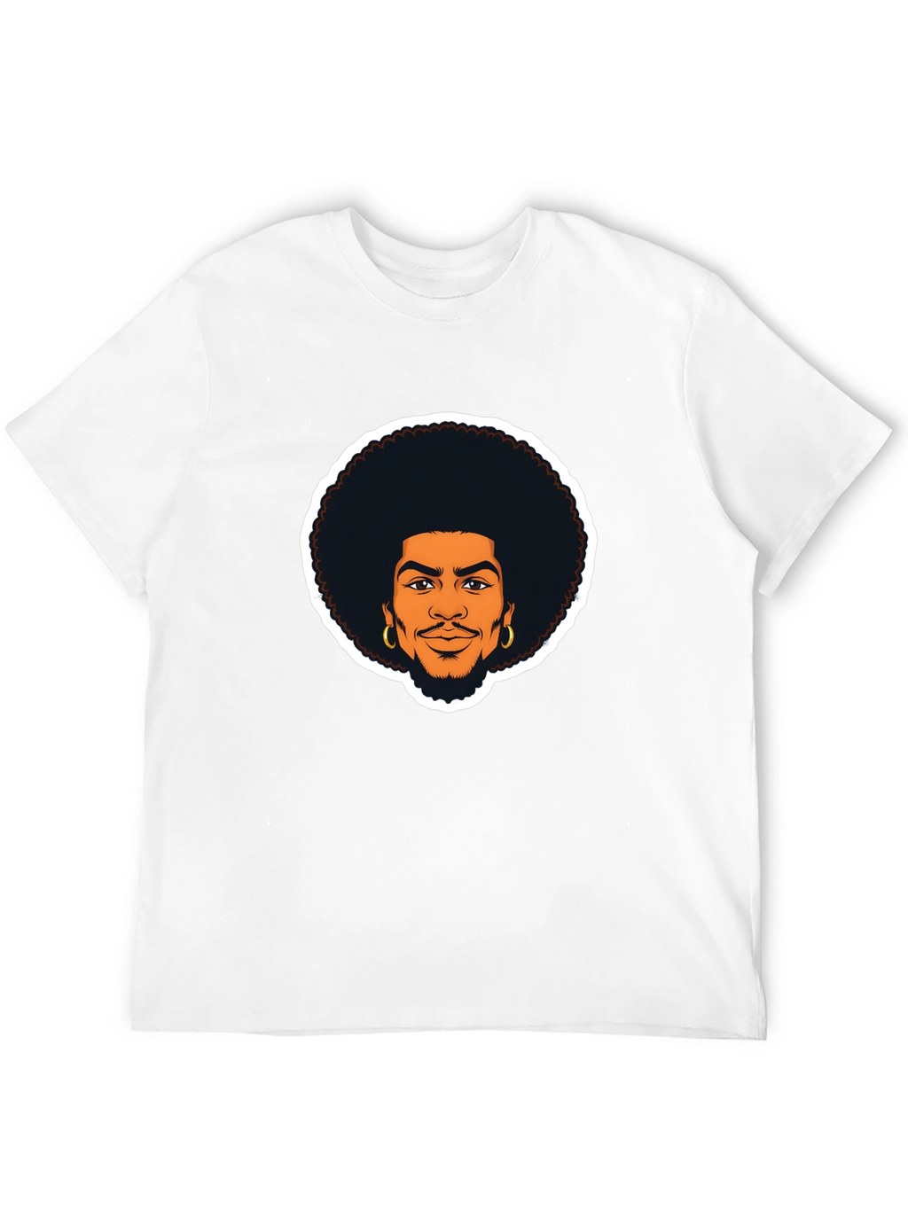 Afro Man Graphic Tee - Cool & Casual Style
