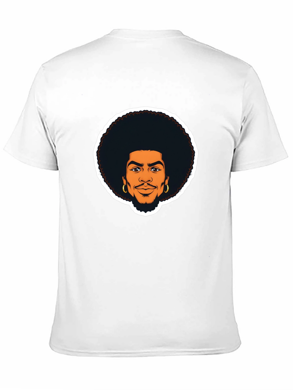 Afro Man Graphic Tee - Cool & Casual Style