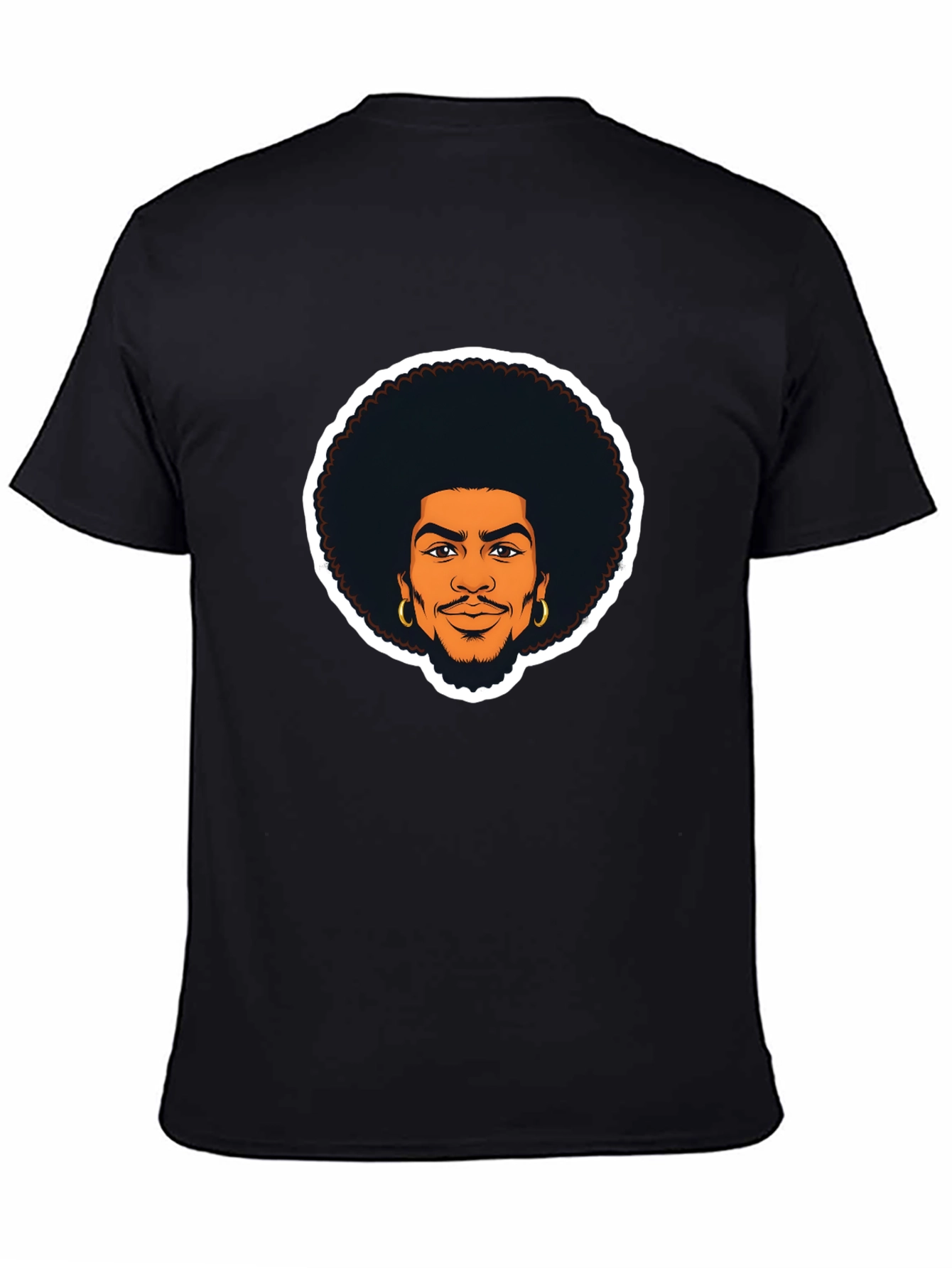 Afro Man Graphic Tee - Cool & Casual Style