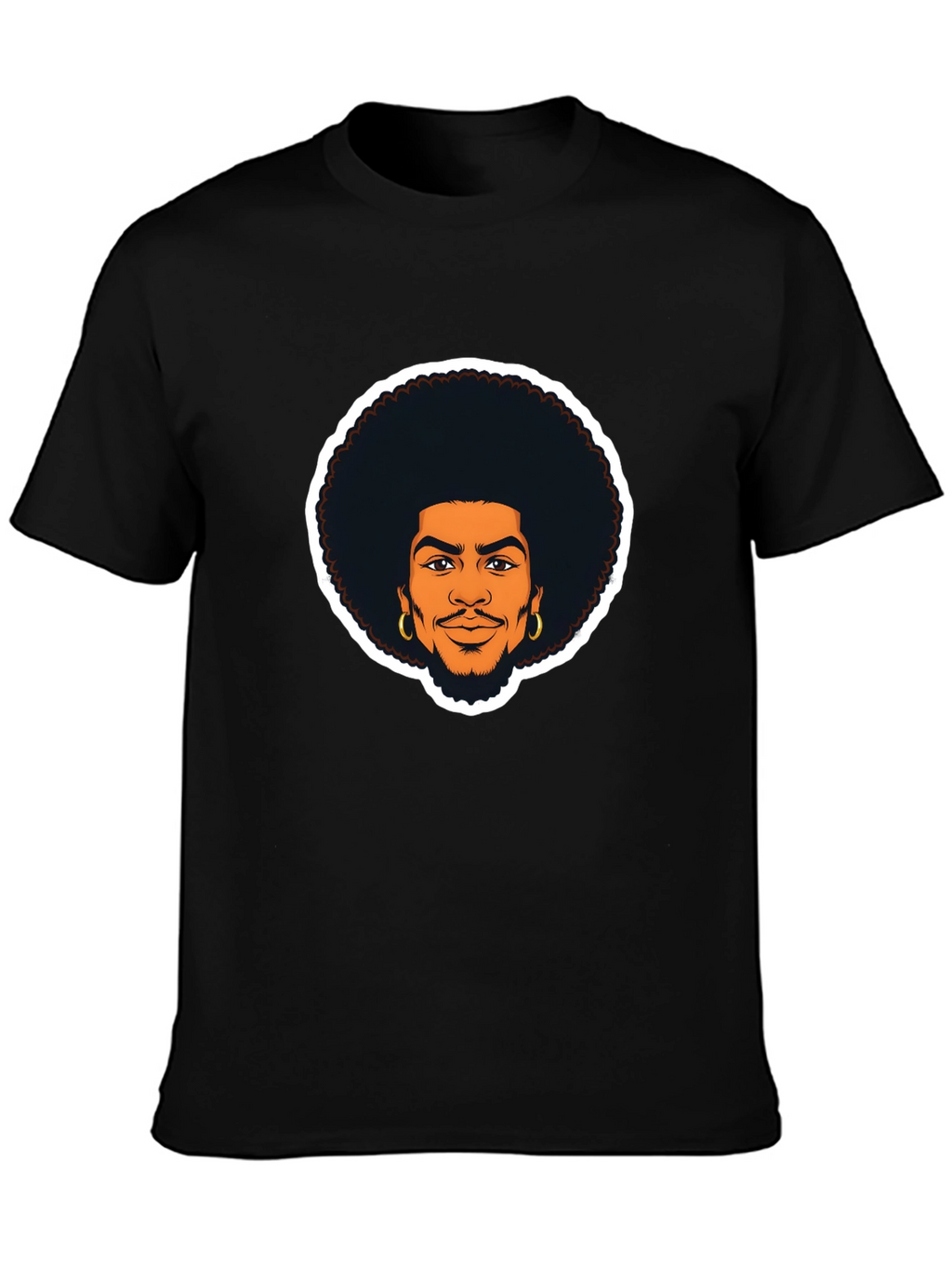 Afro Man Graphic Tee - Cool & Casual Style