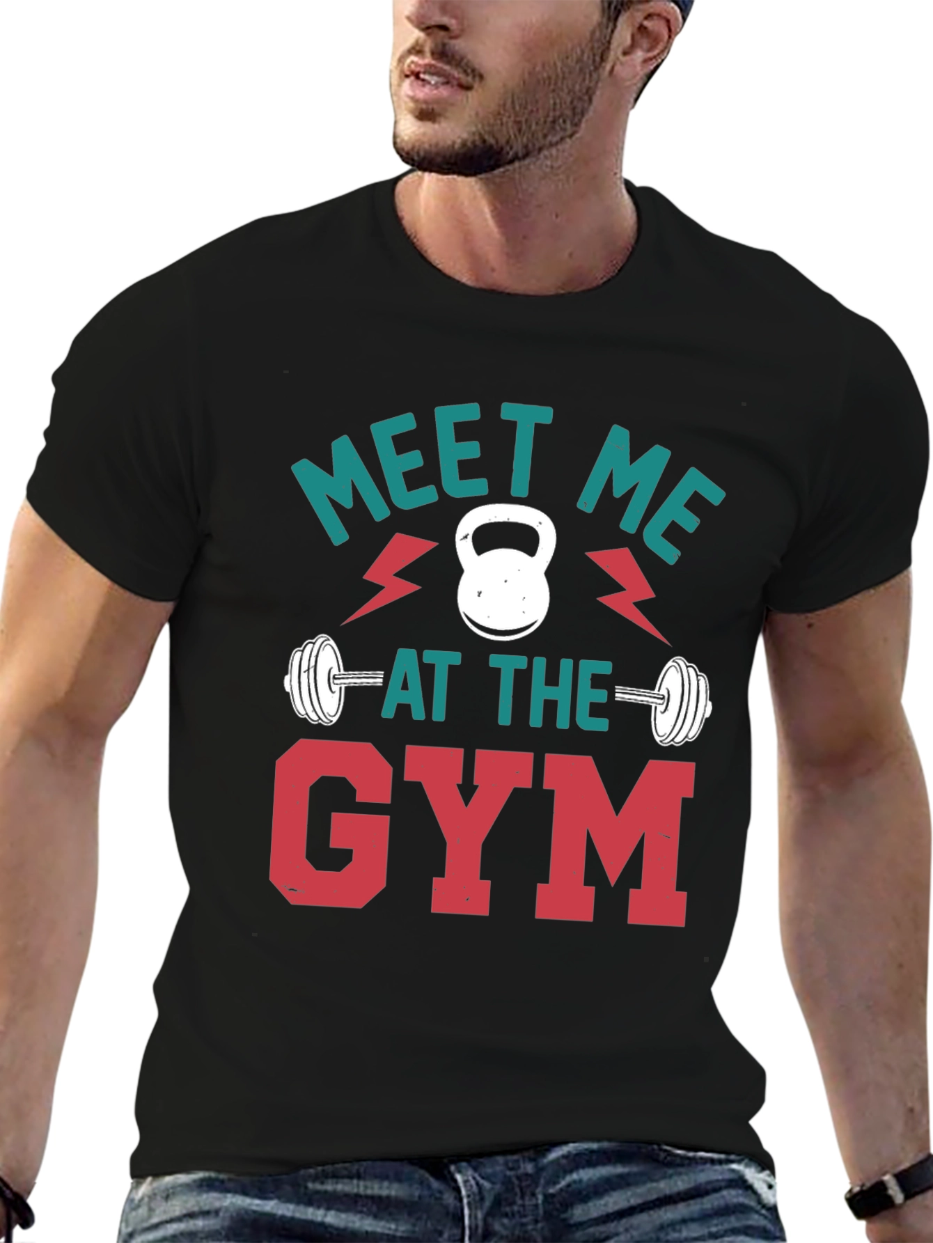 Meet Me At The Gym Mens Graphic Tee