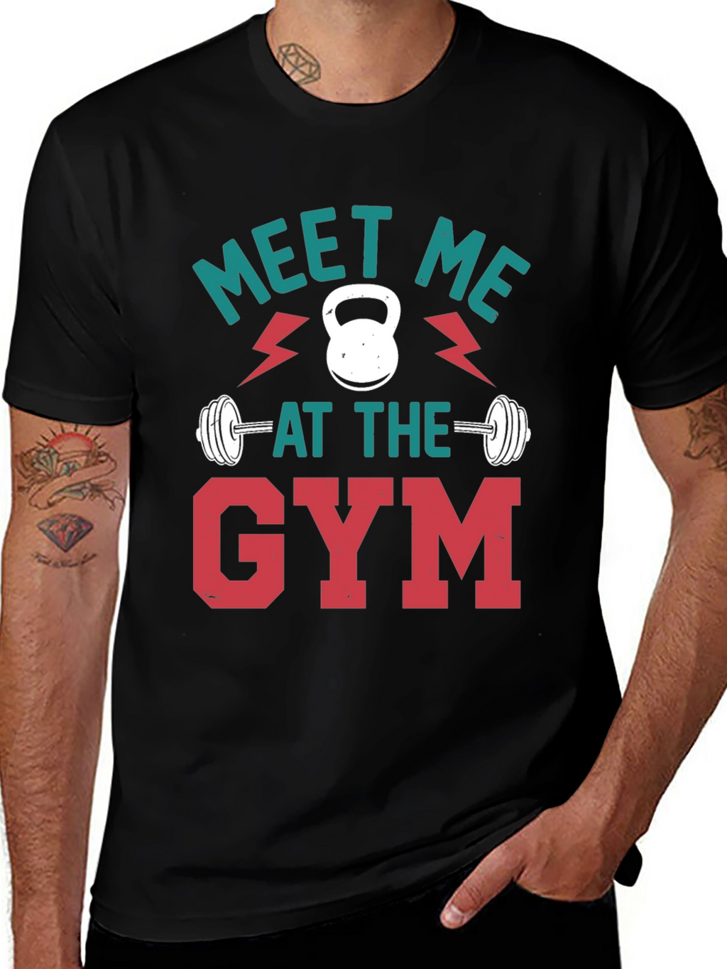 Meet Me At The Gym Mens Graphic Tee