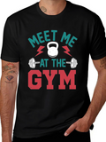 Meet Me At The Gym Mens Graphic Tee