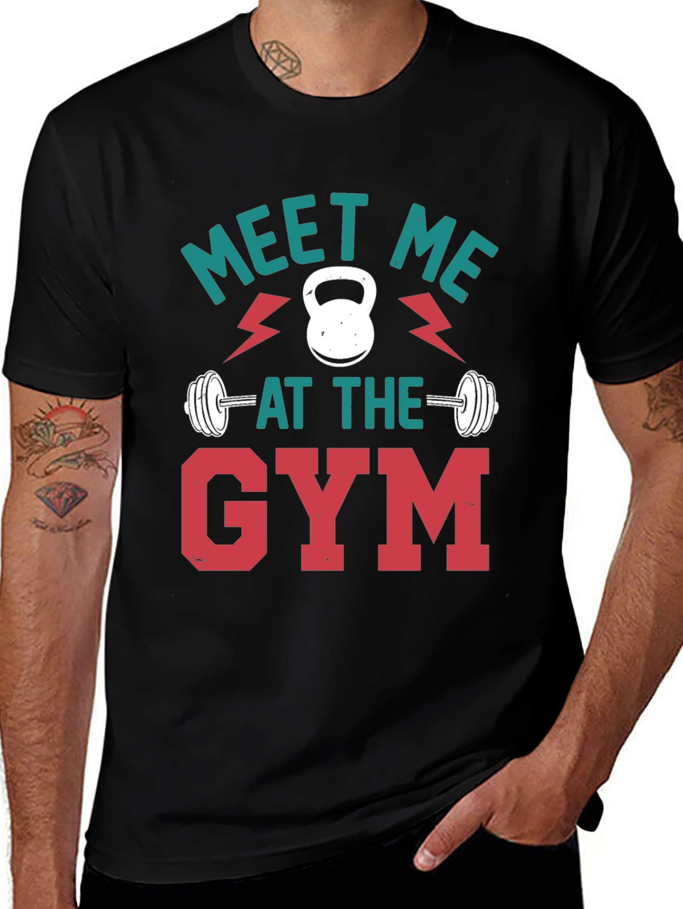 Meet Me At The Gym Mens Graphic Tee