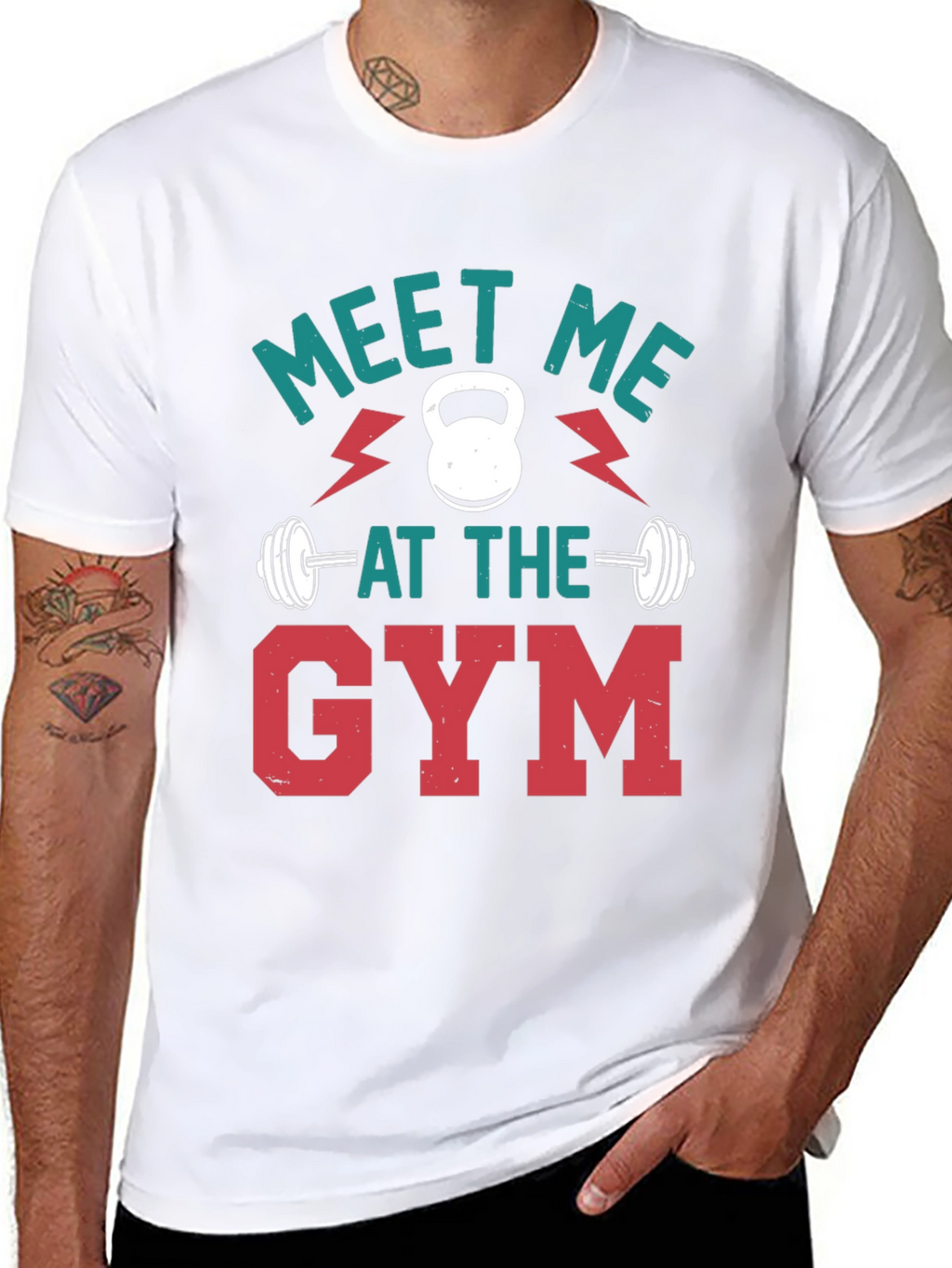 Meet Me At The Gym Mens Graphic Tee