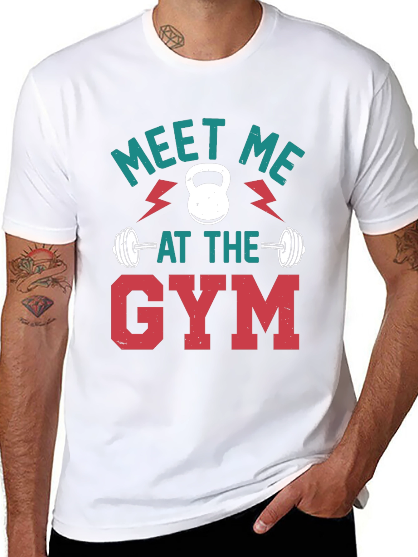 Meet Me At The Gym Mens Graphic Tee