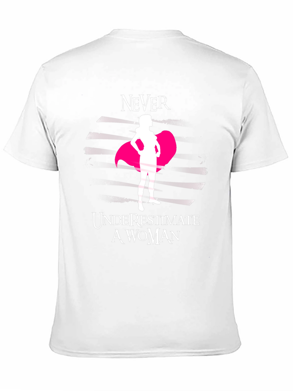 Never Underestimate a Woman Black Tee