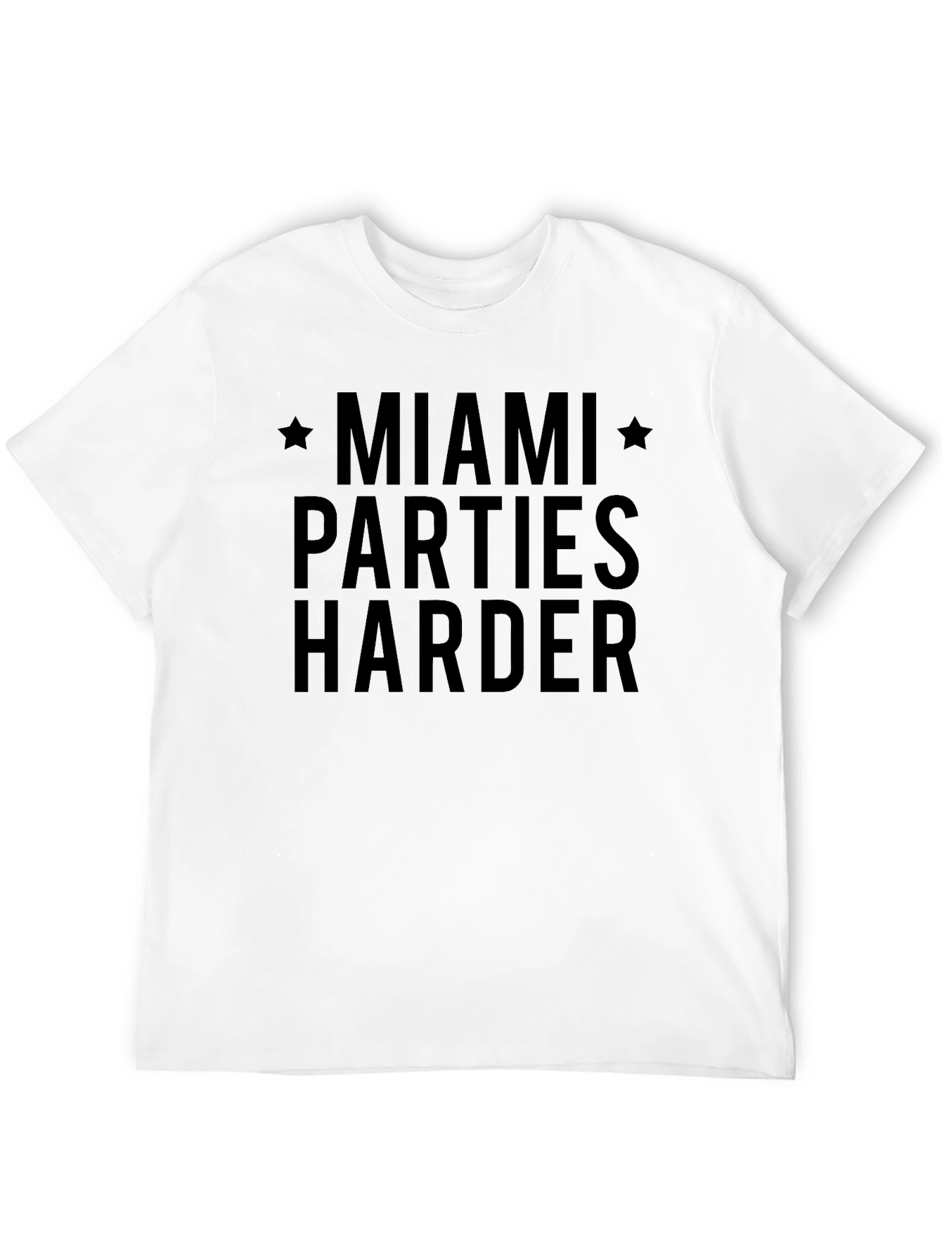 Miami Parties Harder Graphic Tee