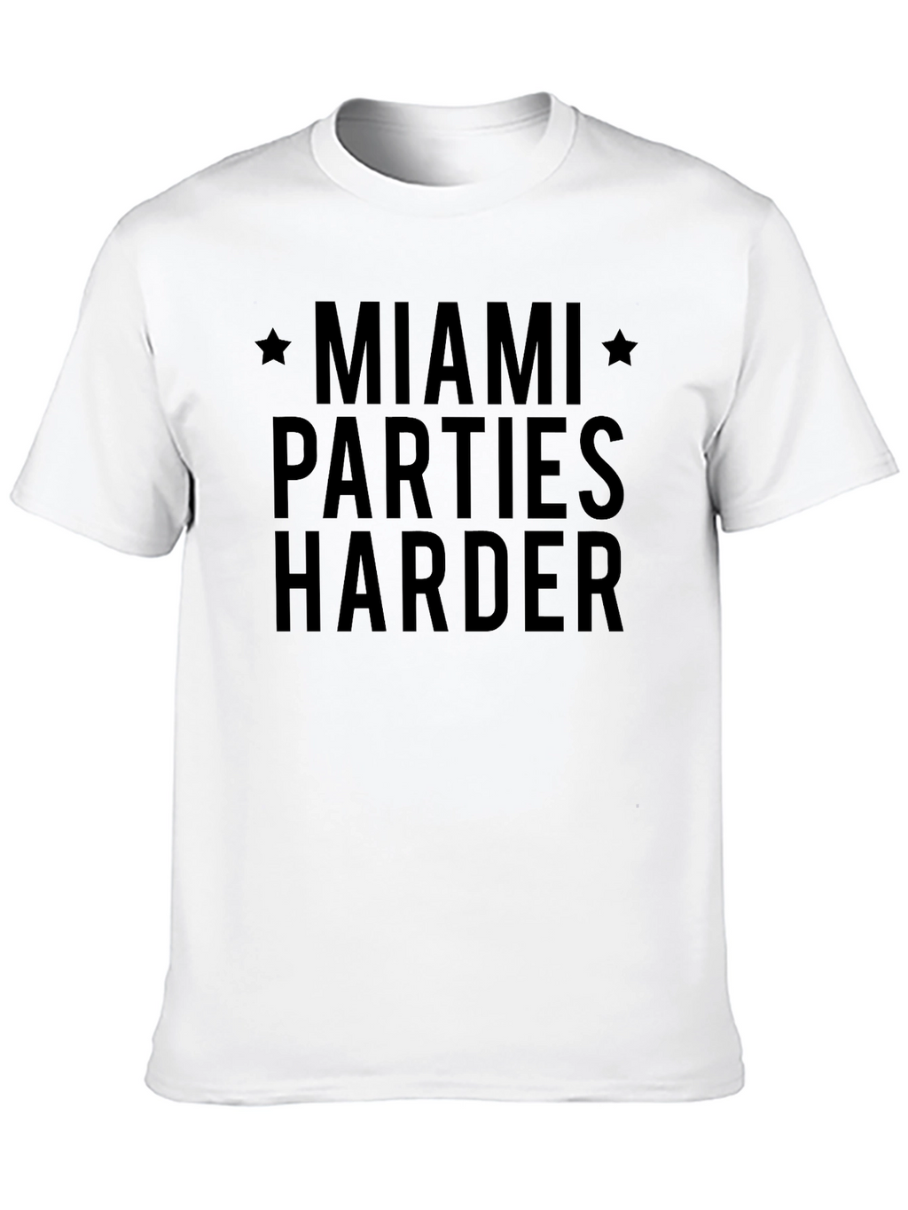 Miami Parties Harder Graphic Tee