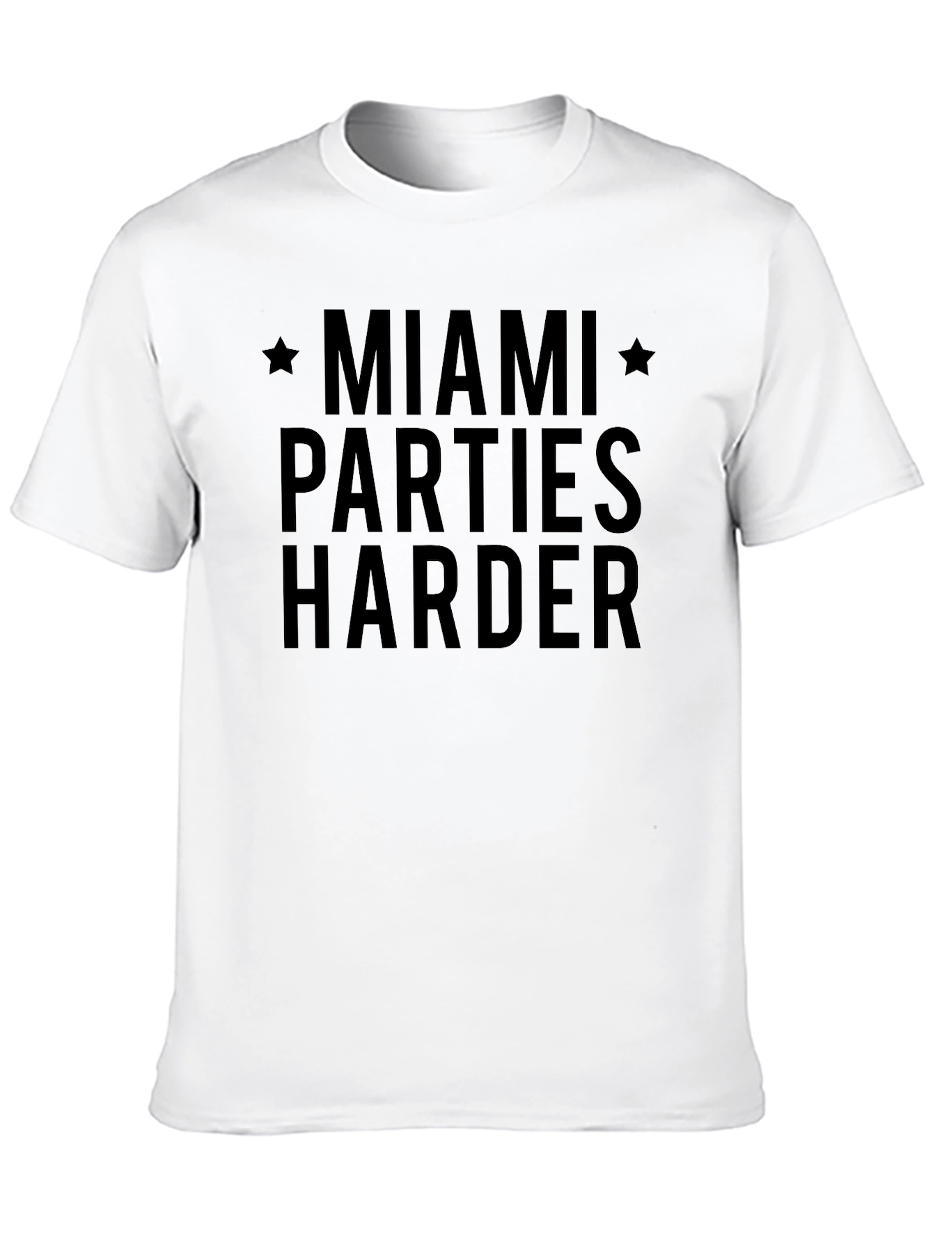 Miami Parties Harder Graphic Tee