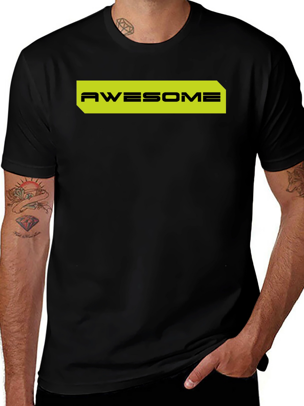 Awesome Graphic Tee - Black