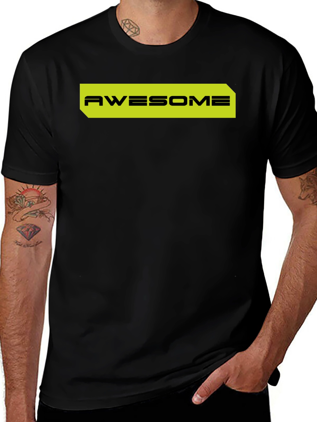Awesome Graphic Tee - Black