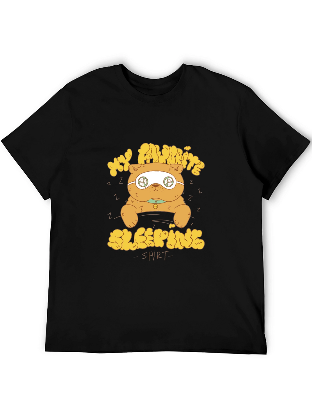 Sleeping Cat Graphic T-Shirt - Unisex