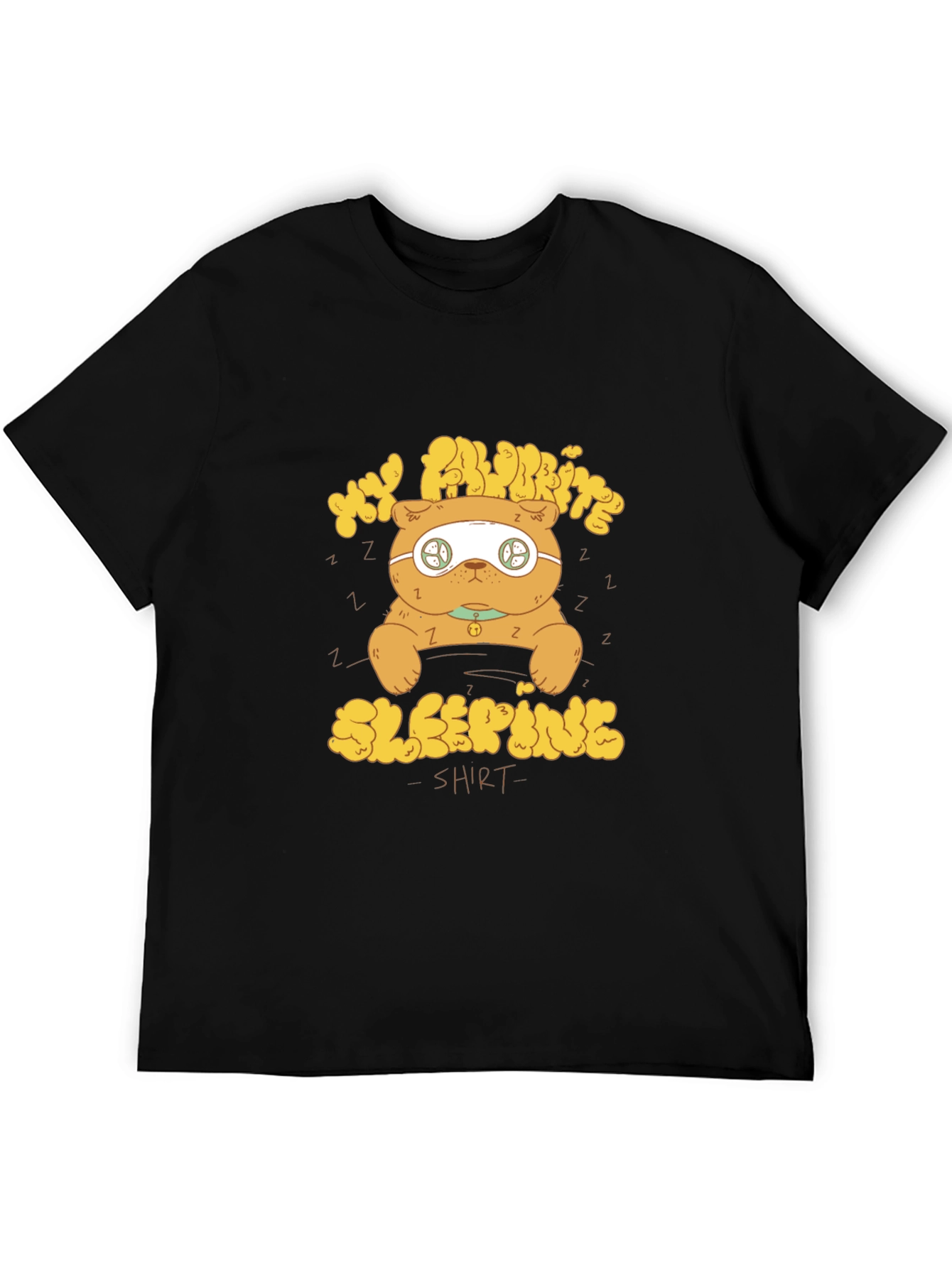 Sleeping Cat Graphic T-Shirt - Unisex