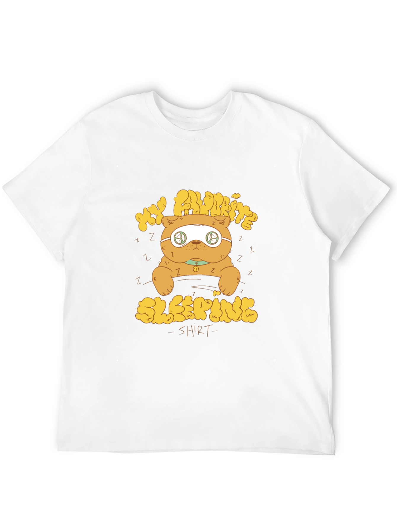 Sleeping Cat Graphic T-Shirt - Unisex