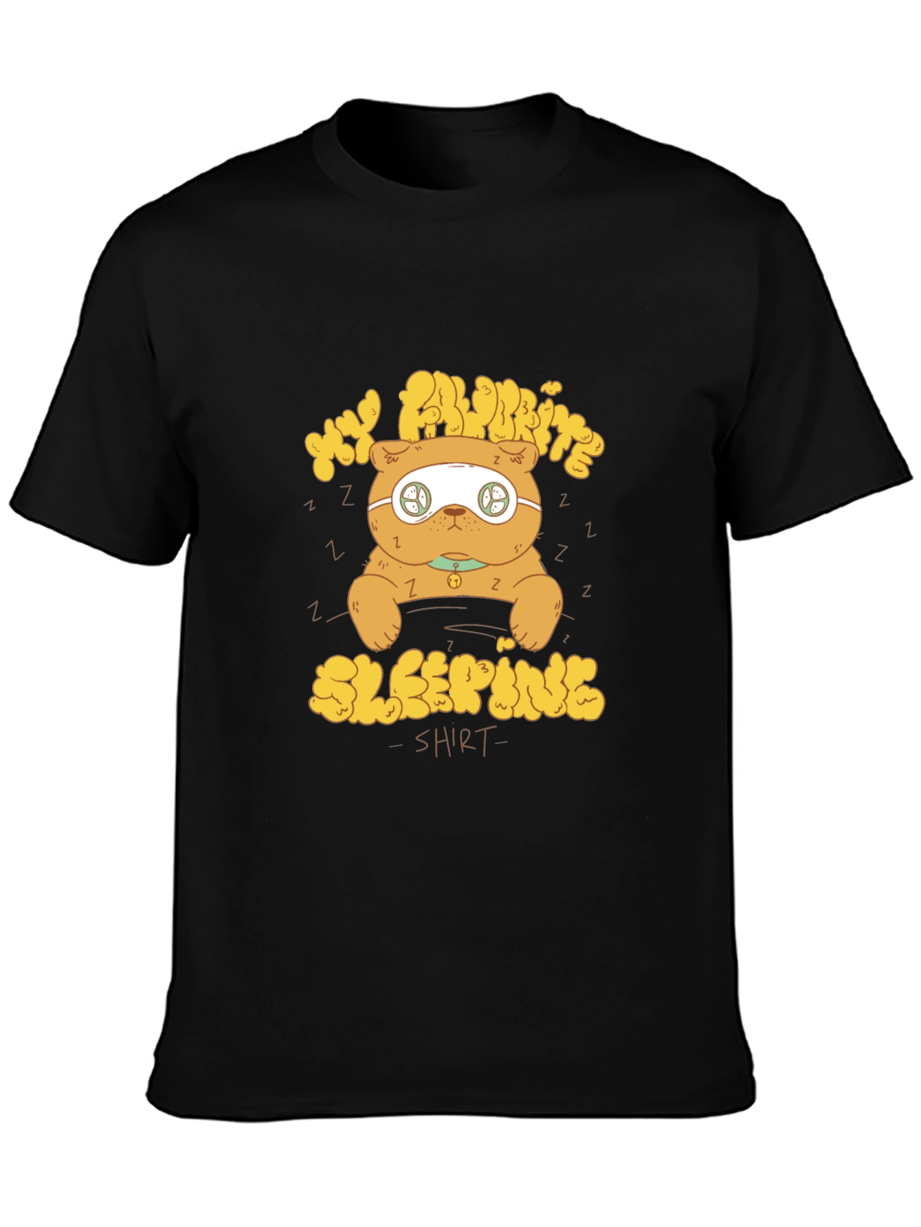Sleeping Cat Graphic T-Shirt - Unisex