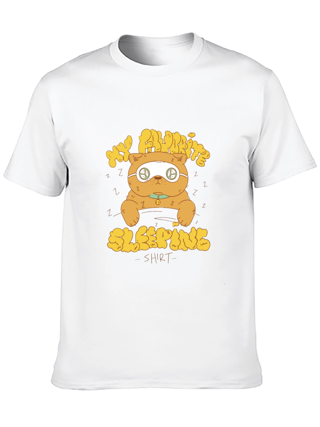 Sleeping Cat Graphic T-Shirt - Unisex