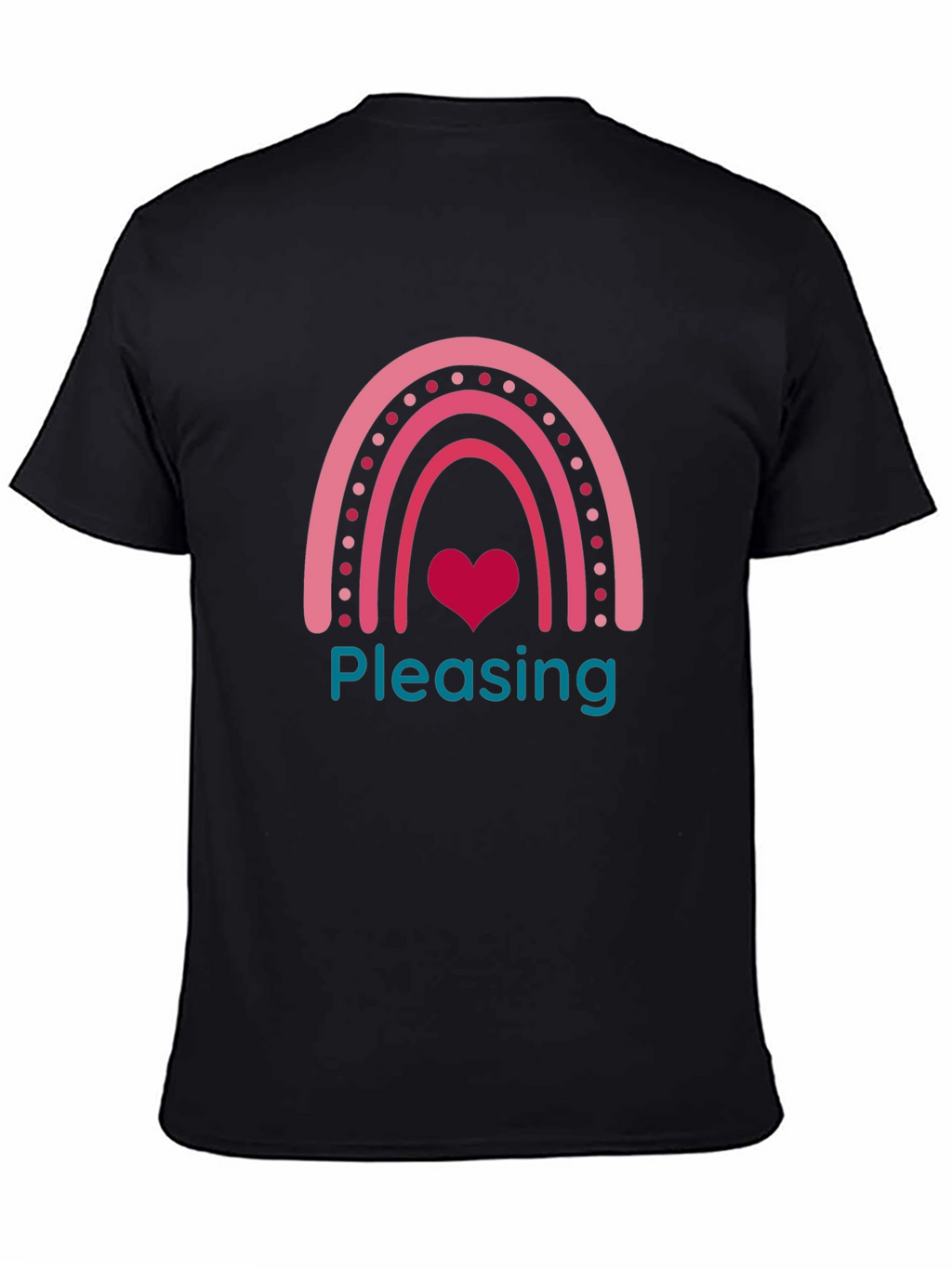 Pleasing Heart Rainbow Graphic T-Shirt
