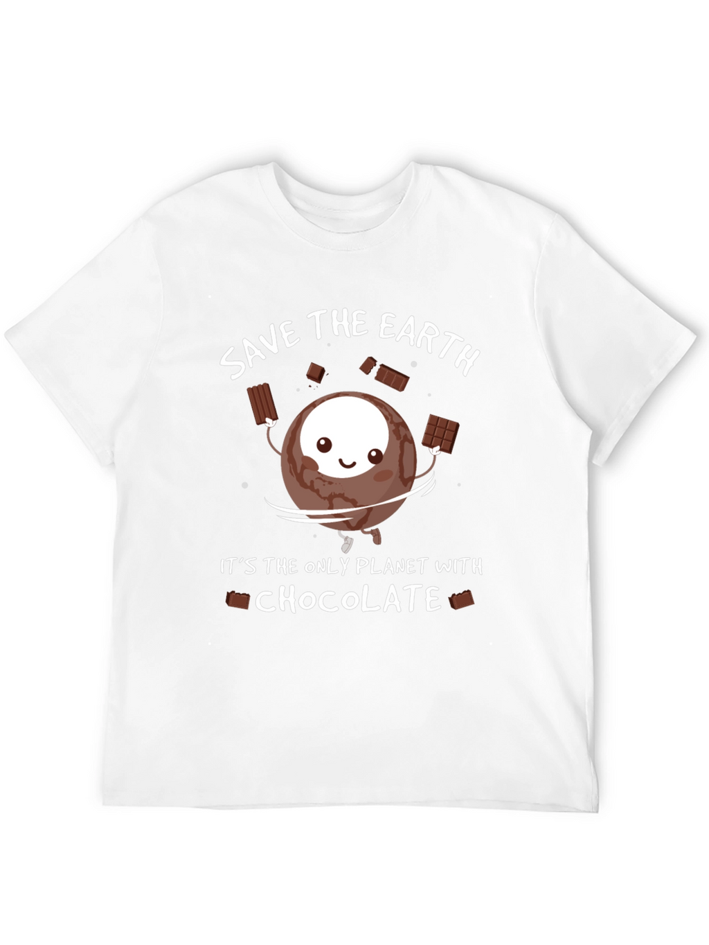 Save the Earth Chocolate T-Shirt