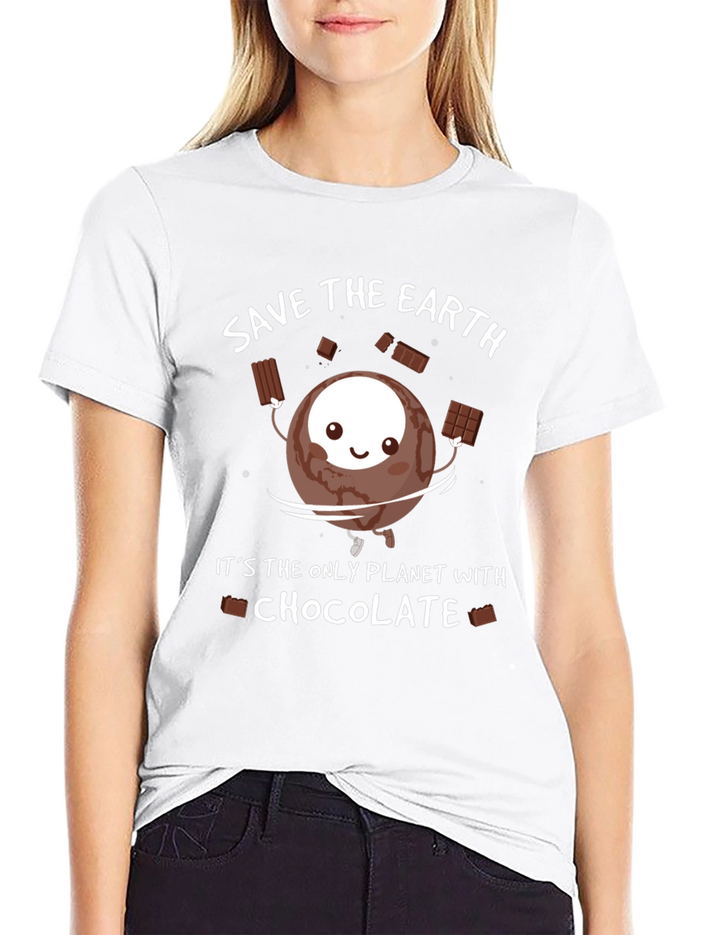 Save the Earth Chocolate T-Shirt