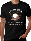 Save the Earth Chocolate T-Shirt