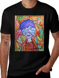 Abstract Portrait Graphic Tee - Unique Art Shirt
